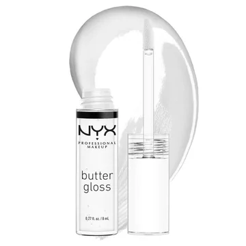 Kem trang điểm chuyên nghiệp NYX Son bóng, Son bóng không dính màu thủy tinh, JSGI trong suốt