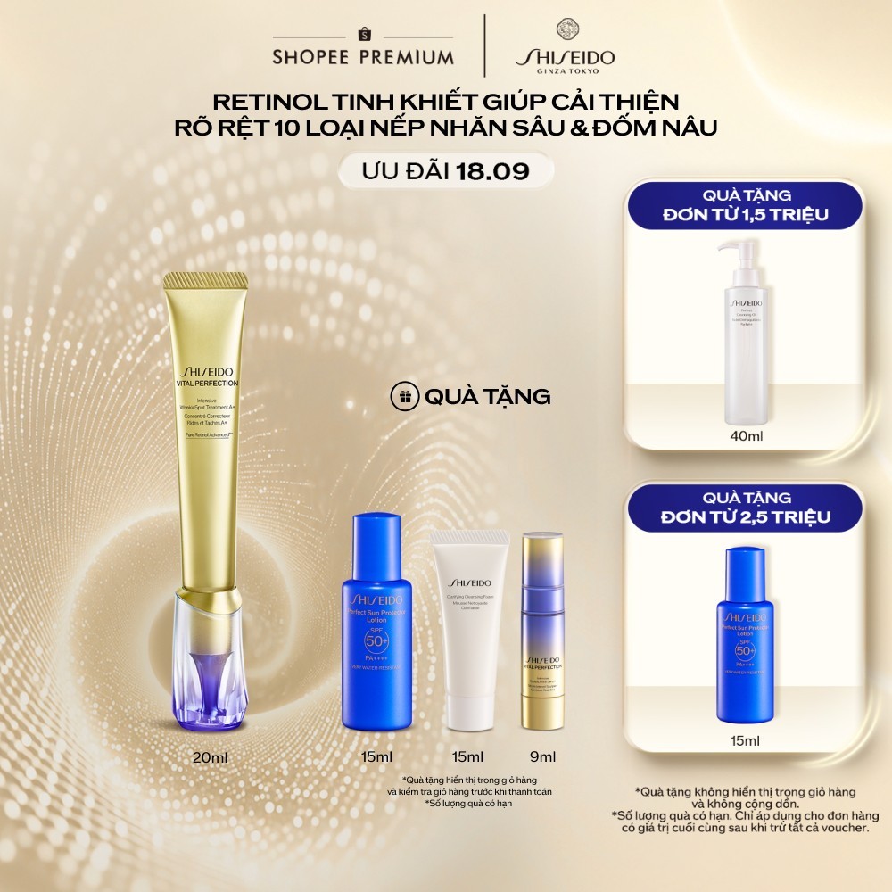 Kem dưỡng cải thiện nếp nhăn Vital Perfection Intensive WrinkleSpot Treatment A+ 20ml