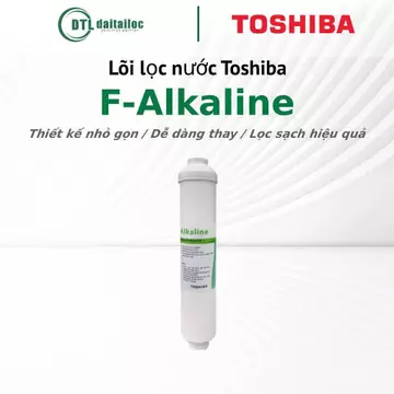 Lõi Lọc Nước Toshiba F-Alkalin Lõi Lọc Nâng Cấp Sau Màng RO Tạo Nước Kiềm, Khử Mùi, Bù Khoáng | Chính Hãng