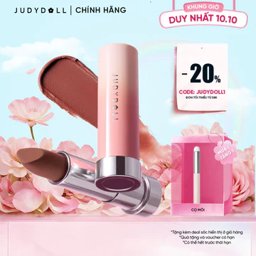 [NEW] Son thỏi bán lì Judydoll Velvet Matte Lipstick Bơ mịn lì Che vân môi Không khô môi 3,6g