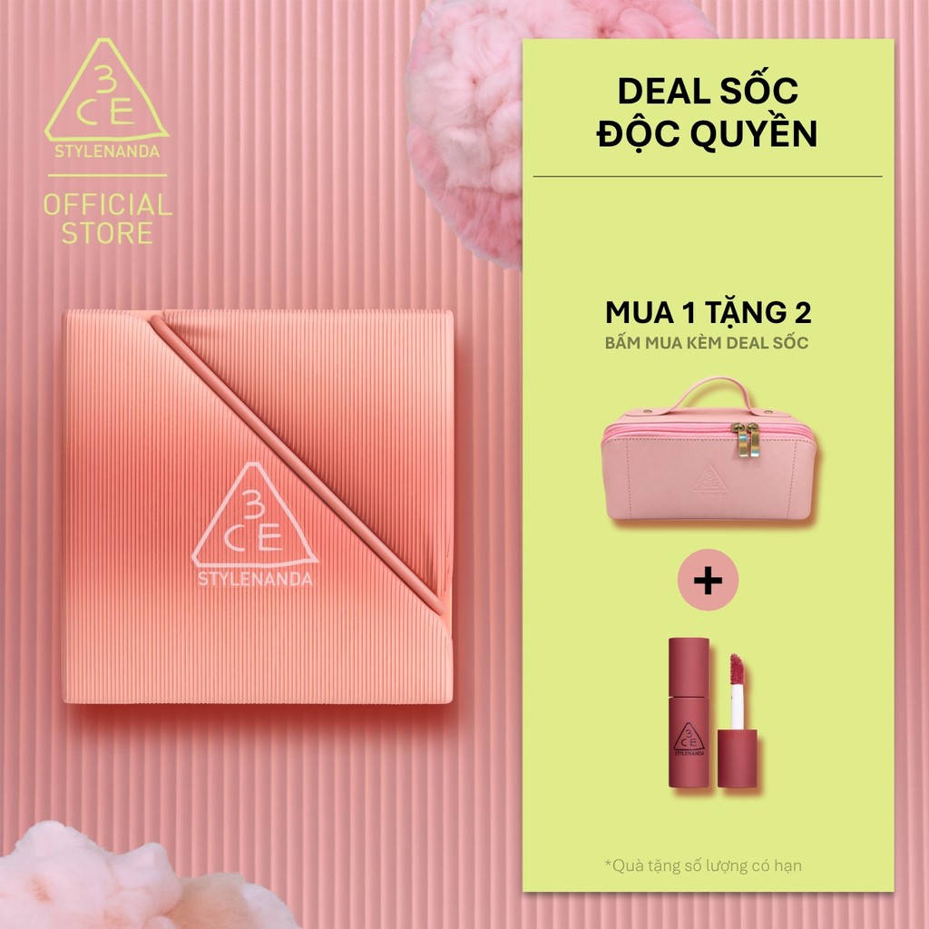Bảng mắt phấn bơ đa năng 3CE Multi Eye Color Palette The Textile - 9 Màu Mịn Lì, Bám Siêu Lâu, Lên Màu Chuẩn