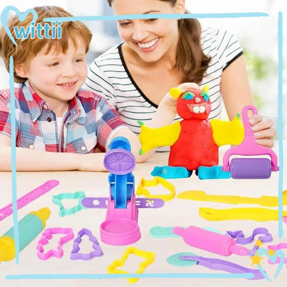 WITTII Plasticine Mold, Animal Shape Plastic Modeling Clay Accessories ...