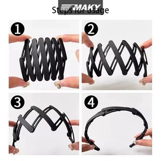 Newwellknownepic Di Động Gấp Tóc Nữ Chống Trơn Trượt Mặt Rửa Tóc Bé Gái Phụ Kiện Tóc Có Thể Thu Vào VN
