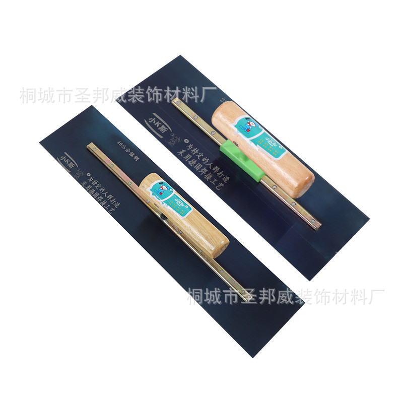 Đa Đặc Điểm Nhà Máy Kéo Thép Xanh Bán Hàng Trực Tiếp Cao Cấp Chống Mài Mòn Chất Lượng Cao Tay Cầm Bằng Gỗ Bùn Trowel Thép Xanh Trow