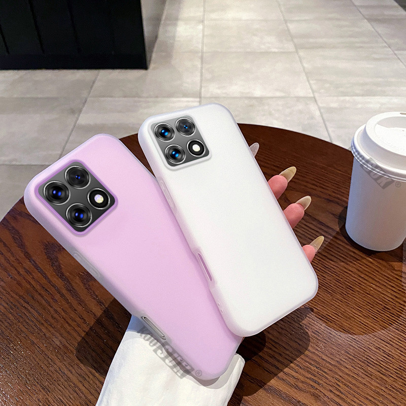 Ốp Lưng Mờ Cho Honor X7D X7C X7B X7A X6B X6A Plus X8C X8B X8A X8 X6 Vỏ Thạch Hai Lớp Thẻ Ảnh Điện Thoại Interlayer Vỏ Chống Sốc