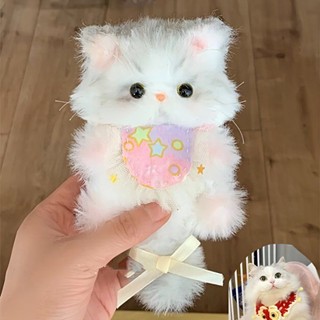Thỏ Tóc Xoắn Dính Mèo Con Giá Trị Cao Dệt Tay diy Puppy Chất Liệu Gói Thú Cưng Dễ Thương Động Vật Nhỏ Sang Trọng Búp Bê 25.9.21