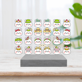Sticker 5D Hoạt Hình, Chibi Dán Móng (Mã 671-767) Nữ Làm Nail, Dán Móng, Trang Trí Móng