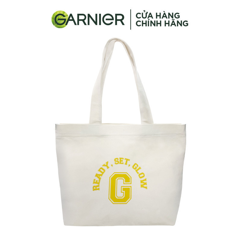TÚI TOTE CHỮ READY SET GLOW DÀY DẶN