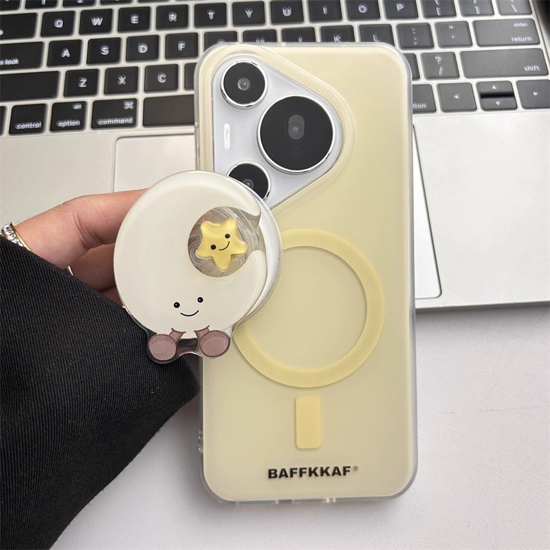 Đa Năng Xoay Hoạt Hình Chó Tròn Từ Giá Đỡ Điện Thoại Có Thể Gập Lại Vòng Grip Co Giãn Để Bàn