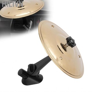 hilivn Irfora Car Dash Crash Cymbal Mini Drum cho lỗ thông hơi với vật liệu hợp kim Cánh tay có thể điều chỉnh Phụ kiện thực tế nhỏ thú vị (Vàng)