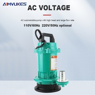 AIMVUKES  [SIÊU BỀN] Máy bơm nước chìm | Bơm tõm 370W 25 lít/ phút ( Cam kết lõi đồng 100%)