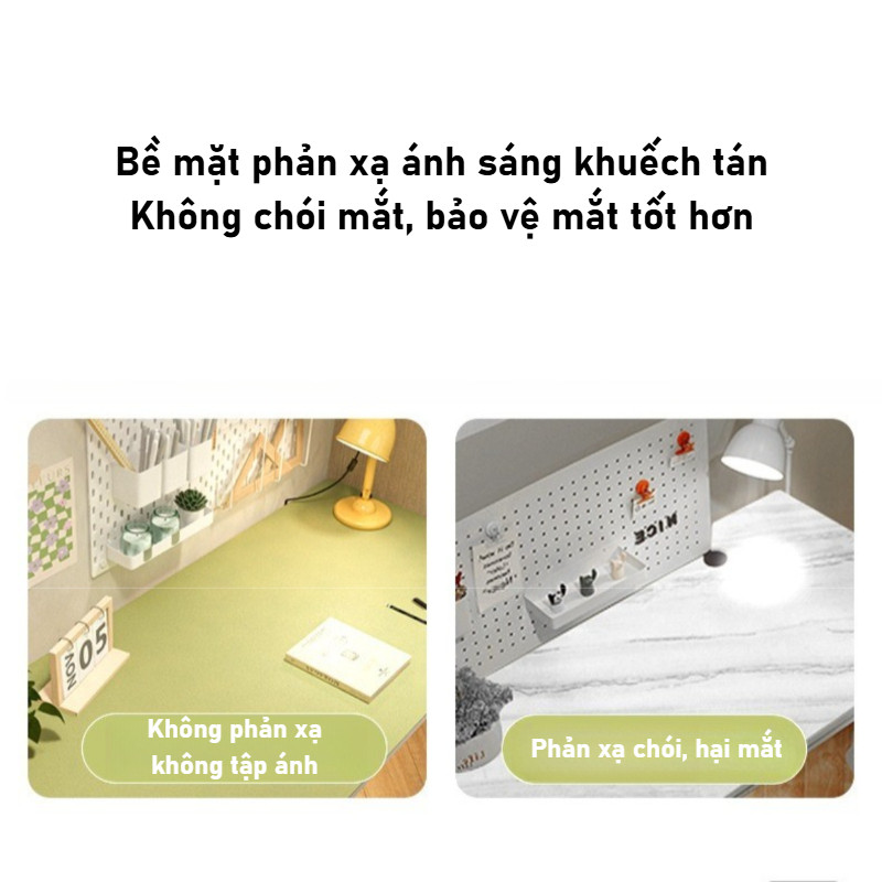 Tấm lót bàn học học sinh da PU - Chống nước chống trượt, an toàn môi trường bảo vệ mắt Có 3 kích thước