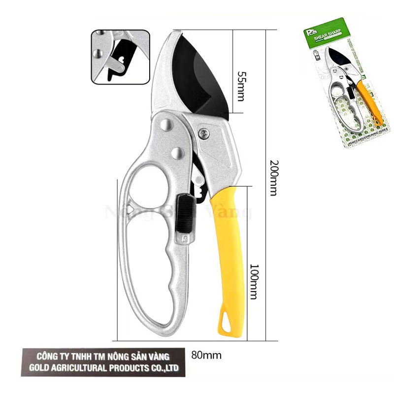 Kéo Cắt Cành Cộng Lực SK5 Lưỡi Sắc, Bản Lớn, Tỉa Cây Dễ Dàng, Phù Hợp Mọi Nhu Cầu Làm Vườn
