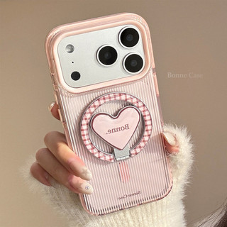 [Sheren] Ốp điện thoại sọc nâu hồng Thích hợp cho i17 16 15 14 13 12 11 pro max Vỏ bảo vệ chống sốc