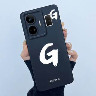 Dành Cho Realme GT Neo 5 / Realme GT3 240W Ốp Lưng May Mắn Chữ Cái Ban Đầu Silicon Mềm Mờ Ốp Lưng Điện Thoại Cho Realme GT Neo5 Vỏ