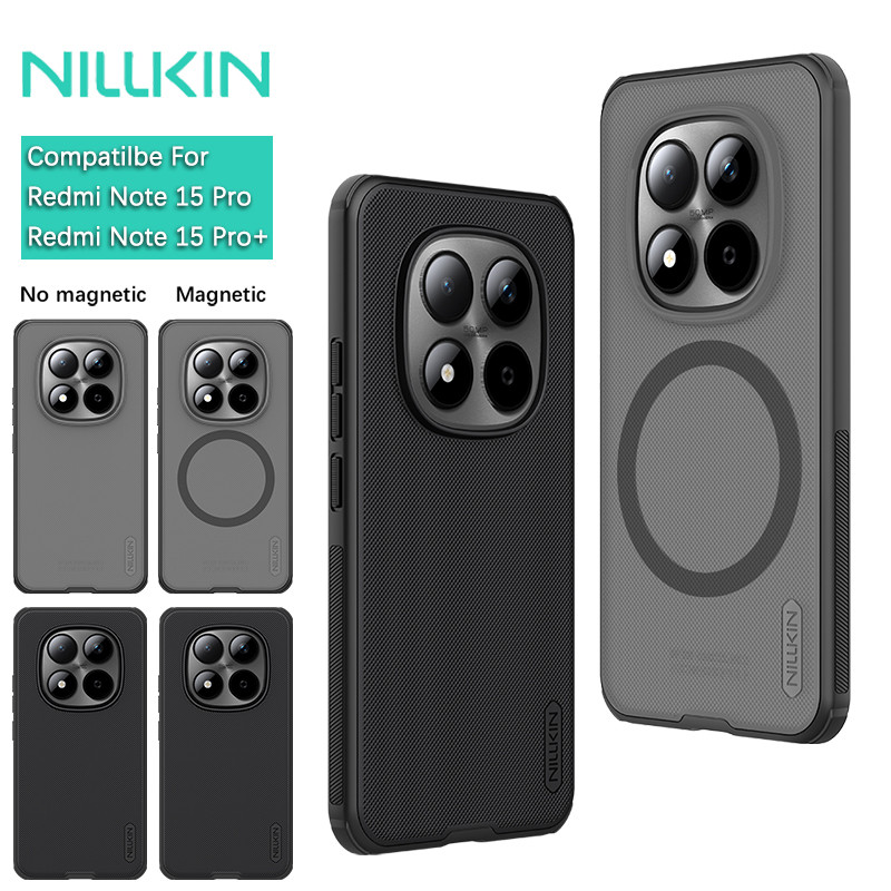 Nillkin Cho Xiaomi Poco M8 Pro / Redmi Note 15 Pro Plus / 15 Pro + Super Frosted Shield Pro Ốp Lưng Nhựa Mờ Từ Tính Vỏ Điện Thoại Vỏ Bảo Vệ