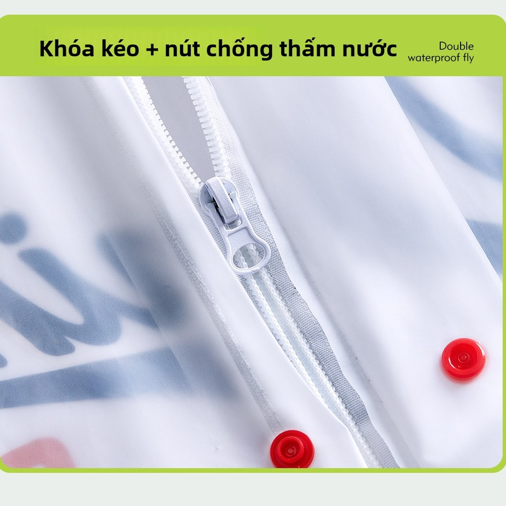 Mẫu mã thời trang mới BỘ QUẦN ÁO đi mưa CAO CẤP cho bé từ 5 -15 tuổi - HÀNG LOẠI TỐT, SIÊU BỀN và chống thấm nước tốt.