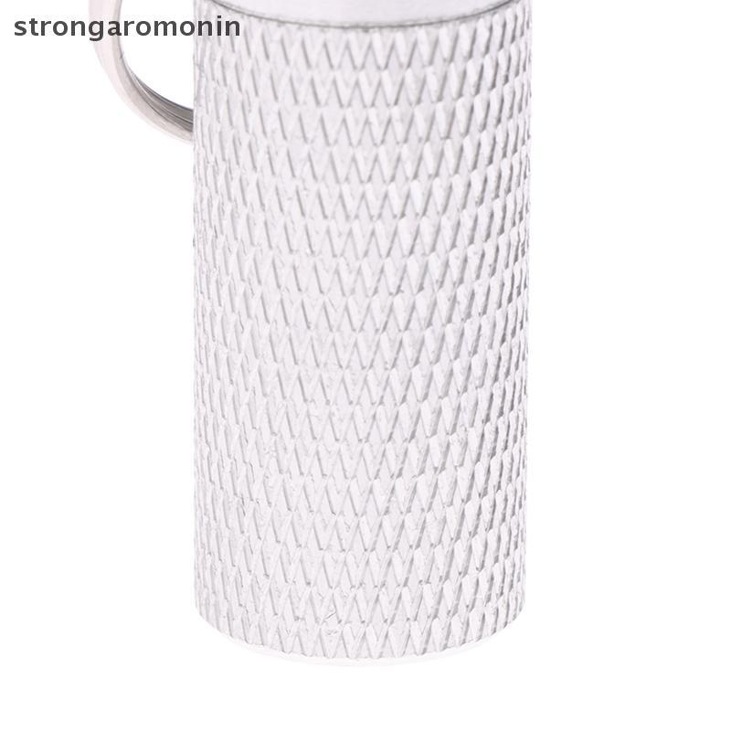 ST 1 Hợp Kim Nhôm Chống Thấm Nước Thuốc Hình Hộp Đựng Chai Hộp Đựng Móc Khóa Hộp Đựng Thuốc Hộp Đựng Chìa Khóa ST