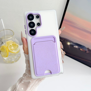 Ốp Điện Thoại 3 TRONG 1 Có Giá Đỡ Thẻ Cho Samsung S25 S24 S23 ULTRA PLUS FE Chống Sốc Dễ Dàng Vệ Sinh Ốp Lưng