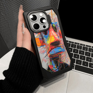 Ốp Điện Thoại Không Đều, Cho iPhone 17 16 15 14 13 12 11 Pro Max Màu Sắc Hợp Thời Trang Nghệ Thuật Mát graffiti Hoạt Hình