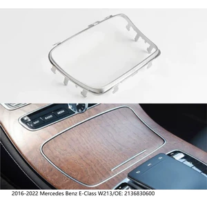 Thích hợp cho 2016-2022 Benz E-Class W213 Giá đỡ cốc nước điều khiển trung tâm Khung trang trí mạ điện 2136830600