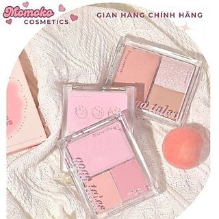 [ HÀNG MỚI VỀ- CÓ SẴN] (GT644) Bảng Phấn Mắt Má Hồng 3 Màu Gogotales Sweet Diary 11.5G Tone Hồng Đào Dễ Dàng Makeup
