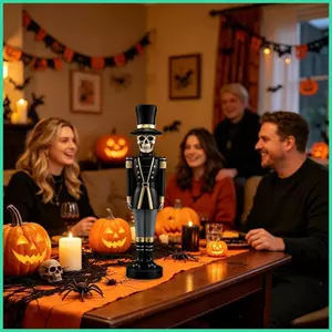 Bộ xương Hình Nhựa Đứng Tư Thế Bàn Trang Trí Chủ Đề Halloween Bộ Xương Trang Trí Cho Trong Nhà Bàn Tiệc sonlekvn