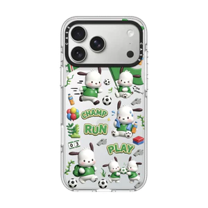 Phim hoạt hình pha lê băng từ tính bóng đá trong suốt Vỏ điện thoại cứng cho iPhone 17 Pro Max 16 15 14 13 17Air 16Plus Vỏ bảo vệ chống sốc