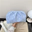 Túi vệ sinh mềm EBINLANDS, Túi trang điểm nhẹ có dây kéo lớn, Túi đựng du lịch chấm bi mềm mại di động ấm cúng dành cho nữ