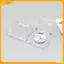 Hộp đựng phấn mắt vuông Mini VFZ có nắp trong suốt & tấm nhôm Nhựa DIY Blush Hộp đựng dụng cụ trang điểm Louislifecool