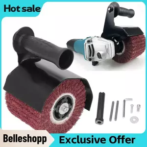 Belleshopp Belleshopp Điện Đánh Bóng Máy Đánh Bóng 80 Nhám Cầm Tay Kéo Dây Kim Loại Để Mài Gỗ M10