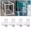 Belleshopp Eujgoov Nhựa PVC Đầu nối góc phải góc Tee 20 mm Đường kính trong 10 CÁI Phụ kiện đường ống 3 chiều cho nội thất ống nước Mối nối nhà kính và kết nối lều (Màu trắng)