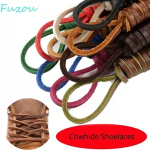 Dây Giày Da FUJIOU Ren 1 Cặp Phụ Kiện Giày Unisex Dây Giày Nhiều Màu Sắc