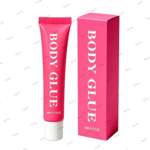Keo dán toàn thân PYCOU 20ML, Keo dán toàn thân dạng lỏng trong suốt khô nhanh, Dễ dàng làm sạch không thấm nước chống trượt Keo dán thân chắc chắn cho hàng đầu cắt thấp