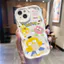 Ốp lưng tương thích cho iPhone 17 Air 16 15 14 13 12 11 Pro X XR XS Max SE 2020 6 7 8 Plus Kem gợn sóng viền cong Họa tiết thiết kế sáng tạo NYKB226