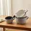 4 Miếng Bát Trộn Có Đổ Vòi Máy Rửa Bát Nhựa An Toàn Bát Salad Bộ Đồ Ăn Hóa Học Không Phụ Gia An Toàn Tiện Dụng