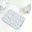 caro xanh hoa nhỏ xanh hoa nhỏGương Mini Xách Tay Gấp Gọn Da PU Nhiều Màu Pastel Phù