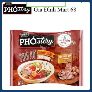 Phở Thìn Bờ Hồ Story Thịt Thật Thùng 15 Gói/Tô - Chính Hãng, Date Mới
