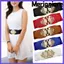 MERIGGIARE Thắt lưng co giãn rộng thời trang Váy nữ co giãn thông thường Cummerbund