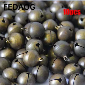 FEDAOG 10 Chiếc Đồng Jingle Bells Thủ Công Vòng Tay Vòng Cổ Handmade Retro Đồng
