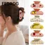 FEDAOG Tóc Barrettes, Trang Trí Hoa Trang Trí Trái Cây Trái Cây Vuốt Tóc Kẹp, Trang Trí Kim Cương Giả Dễ Thương Chất Liệu Acrylic Glossy Acetate Chất Liệu Tóc Hàm Kẹp Dành Cho Nữ