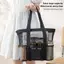 TMOY Túi Đi Biển Lớn Lưới Chống Thấm Nước Chống Cát Tote 2 Tay Cầm Tập Gym Bể Bơi Túi Bảo Quản Tiện Lợi Cho Du Lịch Kỳ Nghỉ TMOY