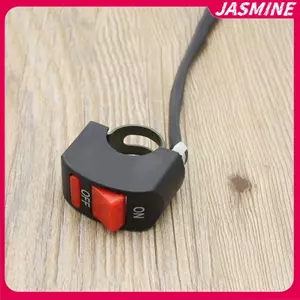 JASMINE Đa Năng Tay Lái Xe Máy Flameout Công Tắc BẬT TẮT Nút Cho Moto Motor ATV Xe Đạp JASMINE