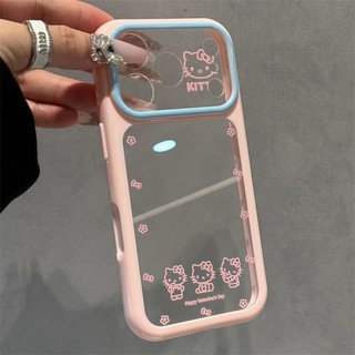 Cặp đôi màu sắc tương phản cửa sổ lớn phù hợp cho vỏ điện thoại di động Apple 17 iphone16 / 15 / 13 trong suốt 14 vỏ mềm 12 phụ nữ