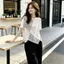 Áo thun ngắn tay sọc mùa hè 2026 size Plus Fat mm Vỏ rộng không đều Bụng Slimer Look Casual All