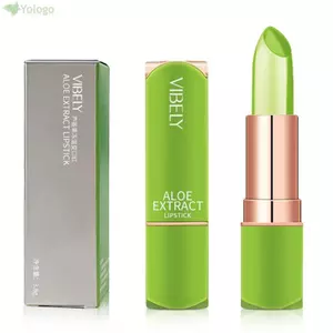 YOLOGO Son bóng, Son môi đổi màu lâu trôi lô hội tự nhiên, Son dưỡng ẩm di động Lip Plumper Trang điểm mỹ phẩm