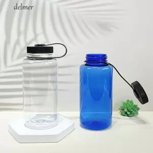 Cốc uống nước DELMER, Bình nước dung tích lớn bằng nhựa, Ấm đun nước thời trang chống rò rỉ Cốc nước thể thao miệng rộng di động Cắm trại ngoài trời