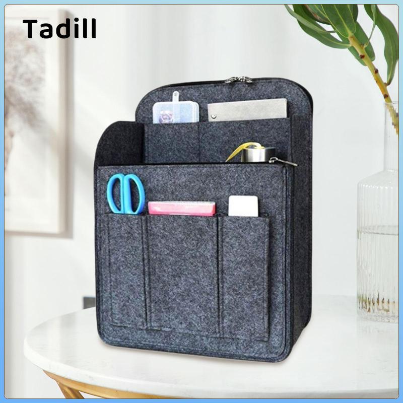 Ba lô Tổ chức Chèn Túi nỉ Sắp xếp Lưu trữ Chèn Túi dây kéo nhẹ Thiết kế nhiều ngăn với dây đeo đàn hồi Thích hợp F