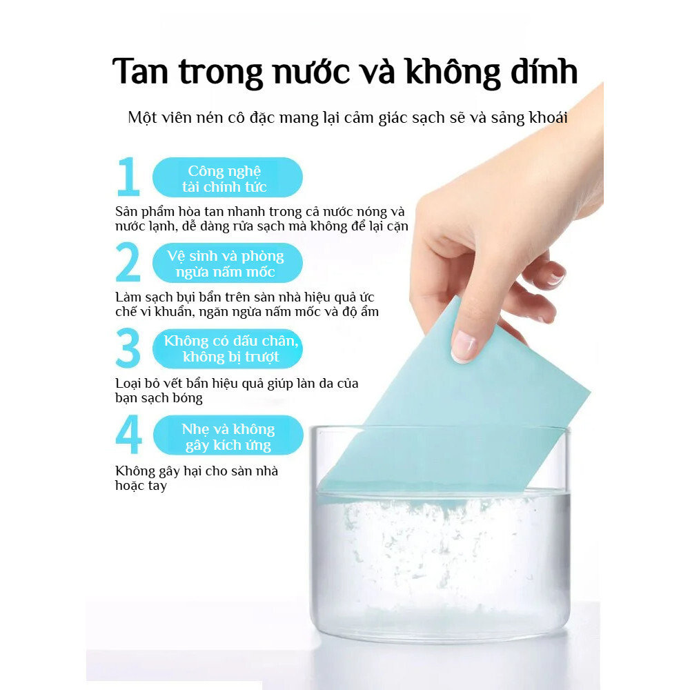 🔥Giá sốc🔥Nước lau sàn thơm/loại bỏ vết bẩn và bụi bẩn / Nước lau sàn gia dụng / Khăn lau sàn thơm/nuoc lau sàn/lau sàn thơm/Giấy lau sàn có mùi thơm/Khăn Lau Sàn Hòa Tan/Khăn Lau Sàn Kháng Vi Sinh