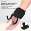 Ziyulinyuk 2 Chiếc Móc Nâng Trọng Lượng Tay Cầm Có Quấn Cổ Tay Thanh Tay Dây Đeo Cổ Tay Tập Gym Thể Dục Móc Trọng Lượng Dây Kéo Găng Tay Nâng Điện VN